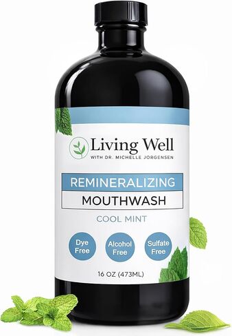 Reminalization + غسول الفم صحة اللثة - نفق مريح | هيدروكسياباتيت ، والفضة الغروية | دعم خالي من الكحول وخالي من الفلوريد ، والأنفاك الطازجة in Kuwait