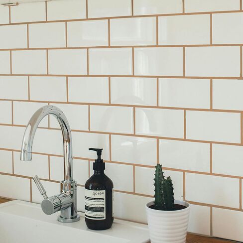 مجموعة إصلاح الجص للبلاط من PentaUSA - حشو الجص الرملي المصنوع من الأكريليك باللون البيج والبني للحمام والدش وبلاط المطبخ والبلاط ذو المظهر الخشبي، أنبوب مقاوم للماء مع أداة توزيع (8.8 أونصة / 250 جم) in Kuwait