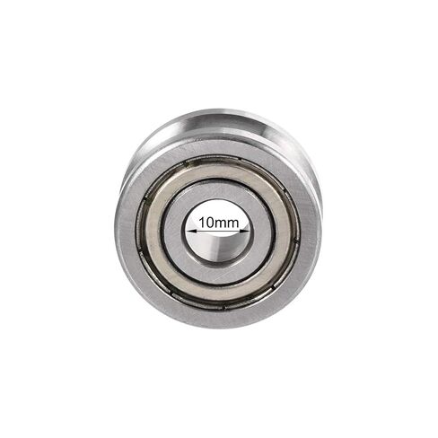 uxcell LFR5200-8 U Groove Track Roller Bearing 10x32x14mm Double Metal Shielded (GCr15) Chrome Steel Ball Bearing in Saudi Arabia
