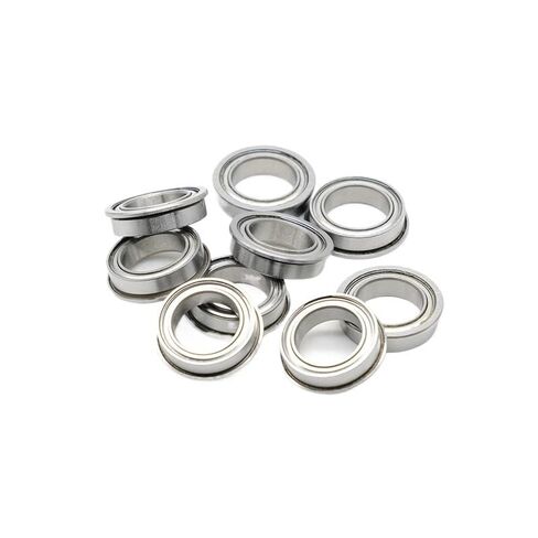 ABEC-7 F6700ZZ شفة تحمل 10x15x4 مم (2 قطعة) مزدوجة محمية ذات حواف الأخدود العميق F6700 Z ZZ الكرات F6700Z in Kuwait