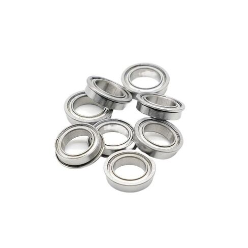ABEC-7 F6700ZZ شفة تحمل 10x15x4 مم (2 قطعة) مزدوجة محمية ذات حواف الأخدود العميق F6700 Z ZZ الكرات F6700Z in Kuwait