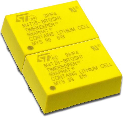 YANTOU STMICROELECTRONICS ((2-PCS)) M4T28-BR12SH1 IC، بطارية/كريستال SNAPHAT، SNAPHAT-28،F in Kuwait