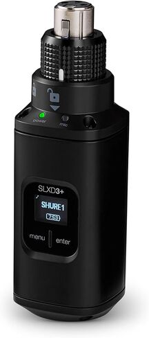 جهاز إرسال Shure SLXD3+ Bodypack - تحويل XLR إلى لاسلكي، +12 48 VDC Phantom Power للميكروفونات المكثفة، اتصال آمن، صوت 24 بت in Saudi Arabia