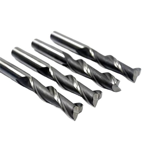 مطحنة HSS 2 3 4 فلوت CNC أداة قطع الأسنان منخفضة السرعة أداة تصنيع معدنية من البلاستيك الصلب قطر 1-15 مم 1 قطعة (6x6x40x100) in Saudi Arabia