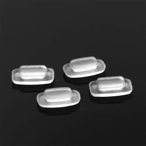 Eyeglass Nose Pads 11mm 5Pairs Replacement Square Rectangle Slide/Slip in Silicone Nosepads for Glasses Sunglasses Costa Maui in Saudi Arabia