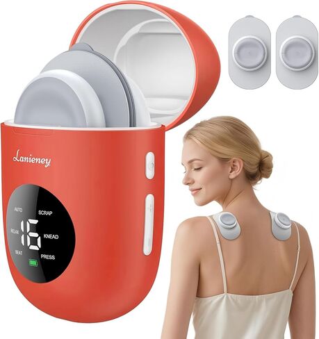 Wireless TENS Unit, Muscle Stimulator U8PRO, 2 Packs Rechargeable TENS Machine with Remote, Dual Channel Portable Massager for Back, Shoulder, Waist 7 in Saudi Arabia