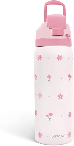 Bow Insulated Stainless Steel Water Bottle with Straw for Sports and Travel, 32oz, Gifts for Women Girls Friends Teens Birthday Christmas (Purple) in Saudi Arabia