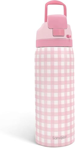 Bow Insulated Stainless Steel Water Bottle with Straw for Sports and Travel, 32oz, Gifts for Women Girls Friends Teens Birthday Christmas (Purple) in Saudi Arabia