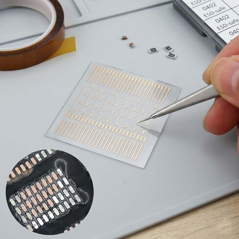Solder Piece No-Trace Auxiliary Welding 208 Dots Repairing Spot,1.1x1.1in Patch Copper Solder Lugs for Microsoldering Jumpwire, Mobile Phones Soldering Lugs Welding Equipment Accessories in Kuwait