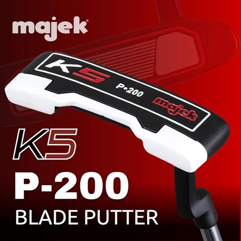 Majek K5 P-200 مجموعة جديدة باللونين الأحمر والأسود من مضرب الجولف باليد اليمنى 32 بوصة عمود فولاذي دقيق ليدي فليكس طول صغير للغاية مثالي لتبطين ملاعبك in Saudi Arabia