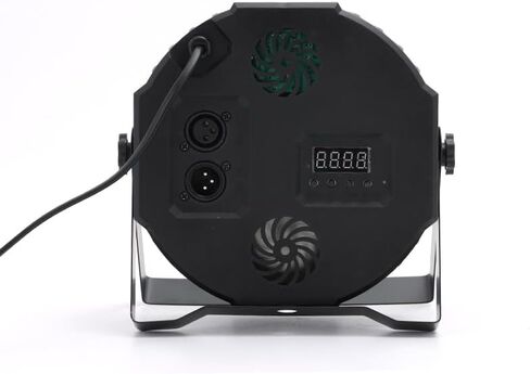 ضوء LED Par بقدرة 36 ​​وات، ضوء مسرح RGB مزود بتحكم DMX، يمكن أن يضيء DJ Par الاحترافي لحفلات الزفاف ونادي عيد الميلاد ومناسبات الهالوين (1 ضوء) in Saudi Arabia