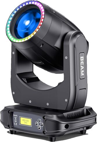U'King 4Pcs 150W Moving Head Lights DJ Lights Spotlights 15 Gobos 13 Colors 16 Channels DMX 512 with Sound Activated for Stage Lighting Wedding Party in Saudi Arabia