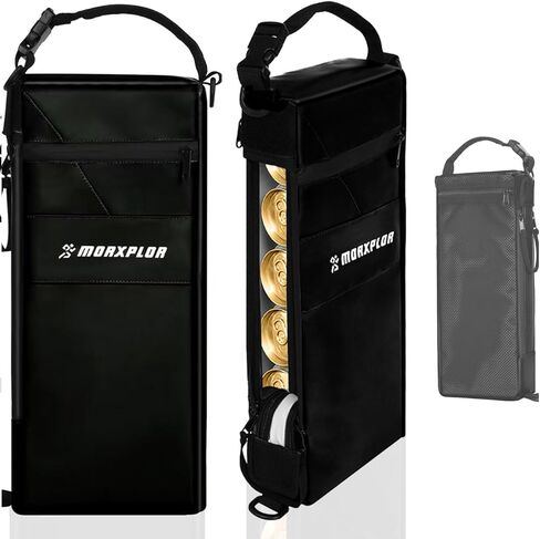 MORXPLOR Golf Cooler Bag - 6 Can Insulated Beer Sleeve Soft Cooler,Golf Cart Accessories,Golf Club Bag Accessories in Saudi Arabia