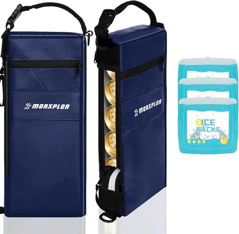 MORXPLOR Golf Cooler Bag - 6 Can Insulated Beer Sleeve Soft Cooler,Golf Cart Accessories,Golf Club Bag Accessories in Saudi Arabia