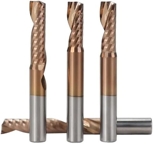 1pcs End Mill CNC Router Bit 4/6/8/10/12mm Shank Single Flute Milling Cutter for Metal Aluminum MillIng Tool(4x8) in Saudi Arabia