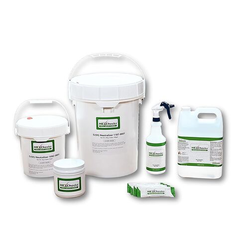 مُعادل الكروم سداسي التكافؤ، سطل 5 كجم يصنع 25 جالونًا، Cr6، Cr(VI) in Kuwait