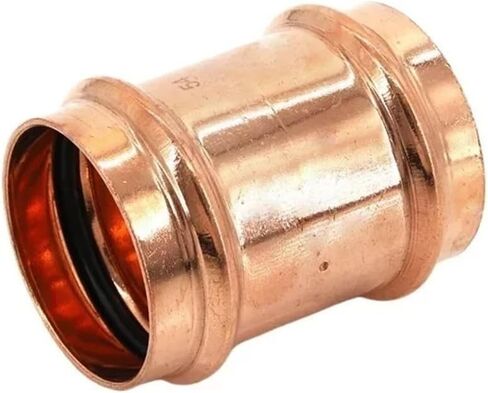 ID 15.88-54mm Copper Double Clamp Pressure Pipe Fittings Direct V-shaped Clamp Straight Joint(3/4 Inch ID22.23mm) in Kuwait