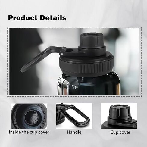 غطاء بديل لـ CamelBak Chute Mag & Eddy، قطعتان من غطاء زجاجة مياه مانعة للتسرب وخالية من BPA، مناسب للرياضة والسفر والمشي لمسافات طويلة والتخييم in Kuwait