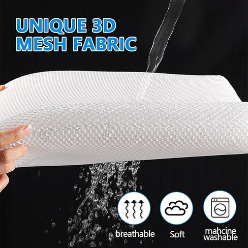 وسادة مقعد محمولة، وسادة مقعد قابلة للطي من القماش ثلاثي الأبعاد قابلة للتنفس لمدرجات الاستاد/السفر بالطائرة؛ ناعمة وسميكة وخفيفة الوزن؛ وسائد متعددة الاستخدامات للمدرجات والرحلات الجوية والتخييم والمكاتب (أسود، صغير) in Kuwait