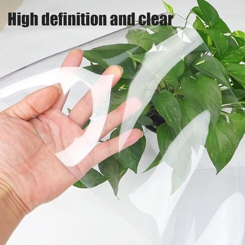 Heavy-Duty Clear PVC Strip Door Curtains for Walk-in Coolers & Freezers, Industrial Vinyl Door Curtain for Refrigerators, Warehouses, & Garages (W75xH280cm/29.53x110.2in) in Saudi Arabia