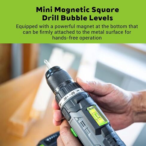 8 PCS Small Bubble Level Bullseye Spirit Level Mini Square Circular Measuring Leveling Tool for String Line for Camera Phonograph Turntable Tripod Frame Drill 1.57x0.59 in & 1.25x0.47in in Saudi Arabia