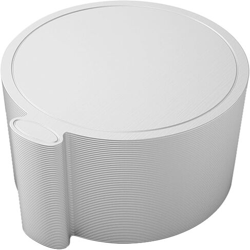 80 قطعة من ألواح الكيك الدائرية الصغيرة مقاس 4 بوصات من هوليس للكب كيك وتزيين حلوى الكيك، فضي 9 سم in Kuwait