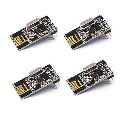وحدة إرسال واستقبال RF NRF24L01+ 2.4 جيجا هرتز - نطاق لاسلكي 1 كم مع واجهة PA/LNA وSPI لـ Arduino/Raspberry Pi/Drone/IoT/التحكم الصناعي in Kuwait