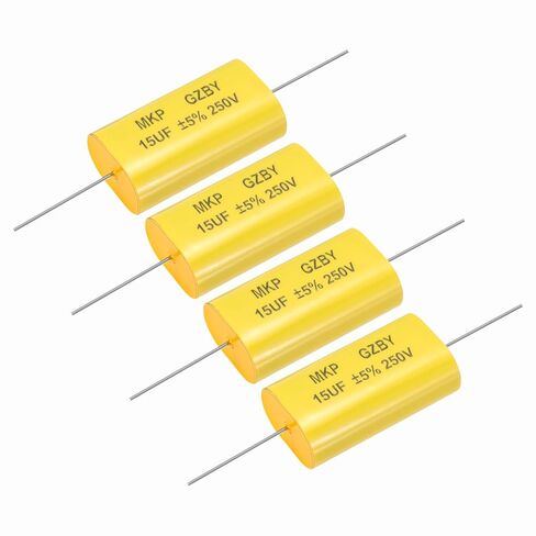 MECCANIXITY 2 قطعة 2.2 فائق التوهج مكثف مقسم التردد، 250 فولت مكبر صوت كروس غير قطبي من مادة البولي بروبيلين MKP فيلم مكثف in Saudi Arabia