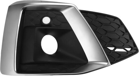 Fog Light Grill Front Lower Bumper Fog Light Cover Inserts No.8W6807682T3Q7 for Audi A5 2021-2023 Black Silver Tone ABS 1 Pc Front Right Car in Saudi Arabia
