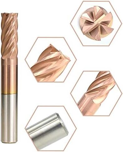 1 قطعة مطحنة نهاية كربيد 6 الناي TiCN طلاء HRC 55 6/8/10/12 مللي متر قاطعة المطحنة الحلزونية لسبائك الفولاذ/الفولاذ المتصلب لقمة التوجيه باستخدام الحاسب الآلي in Kuwait