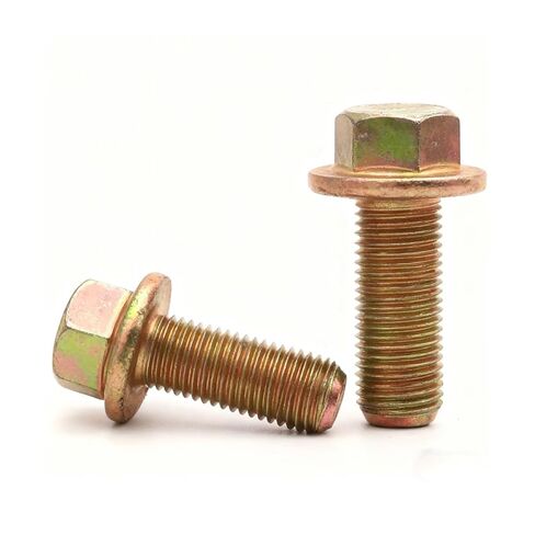 10.9 Grade JIS M12-1.25x30 Hex Flange Bolts - UNF Fine Thread, Full Threaded (8) in Saudi Arabia