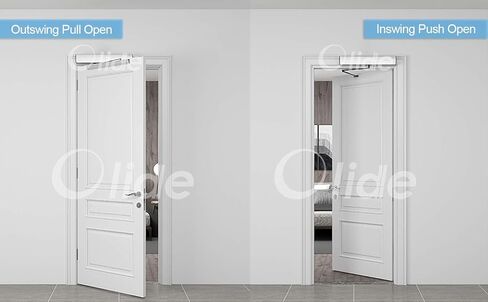 Automatic Swing Door,Push Button Swing Door Opener Remote Control Swing Opening Heavy Duty Door Operator with 2PCS Exit Buttons in Kuwait