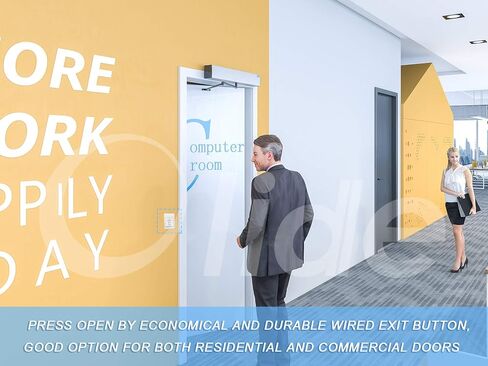 Olideauto DSW120 Handicap Door Opener for Disabilities,ADA Swing Door Operator Low Energy in Kuwait