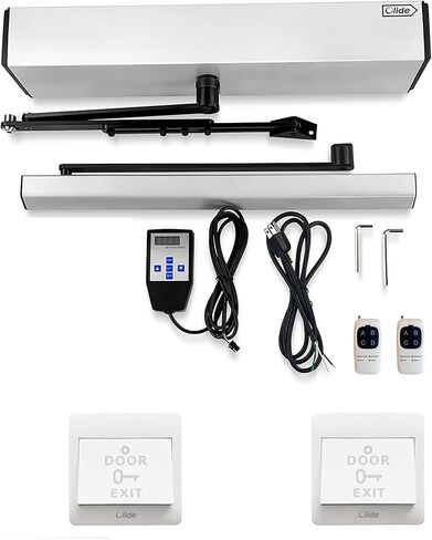 Olideauto Automatic Electric Swing Door Opener, Commercial Door Operator Electric Motorized Open and Close with 2PCS Exit Buttons in Kuwait
