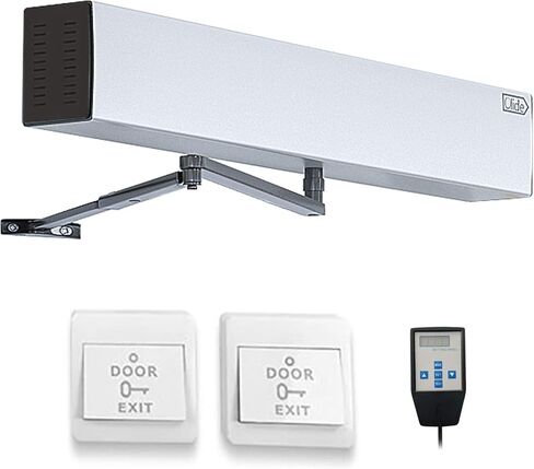 Olideauto 120B Commercial Automatic Swing Door Operator,Wireless FOB Keychain and Wired Exit Button Auto Open Door in Kuwait