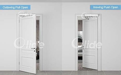 Olideauto 120B Commercial Automatic Swing Door Operator,Wireless FOB Keychain and Wired Exit Button Auto Open Door in Kuwait