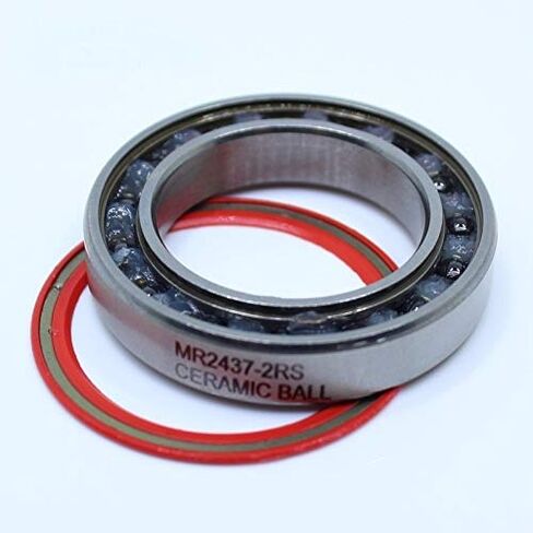 MR2437-2RS Bearing ABEC-3 Ceramic Ball MR 24377 RS Bicycle BB90 Bracket Bottom 24 37 7 Balls Bearings * mm in Saudi Arabia