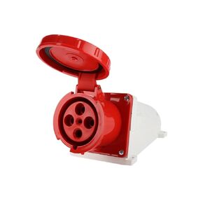 الصناعية المكشوفة ثلاث مراحل أربع أسلاك المقبس 4 حفرة 125A الطيران مقاوم للماء IP44 ZQ-144 in Kuwait