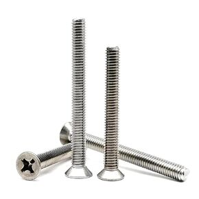 Screws,Stainless Steel Screws, Cross Countersunk Head Screw Bolt M2-M8 Stainless Steel, 10pcs(M8x45mm) in Kuwait