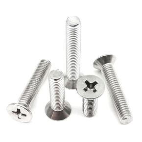 Screws,Stainless Steel Screws, M1-M8 Stainless Steel Cross Countersunk Head Screw Bolt in Kuwait