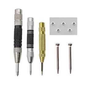 خرامة مركزية أوتوماتيكية، خرامة مركزية قوية للغاية، أدوات ثقب معدنية محملة بنابض قابلة للتعديل (127 ملم) in Kuwait