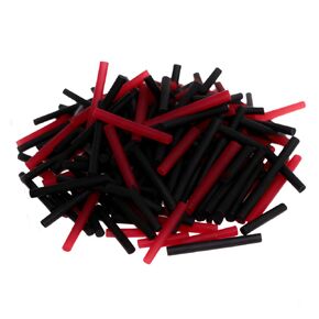 150 Pcs Heat Shrink Tubing Kit, 2:1 Ratio Adhesive Lined, 8 Sizes Electrical Cable Heat Shrink Wrap, Electric Insulation Shrink Tube for Wire Repair, DIY, Industrial, Workshop, Black, Red in Kuwait