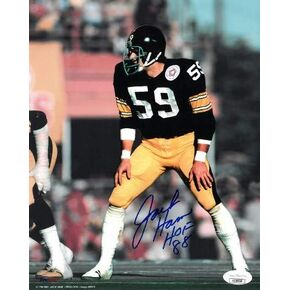 Athlon Sports CTBL-025769 8 × 10 بوصة. صورة جاك هام موقعة بيتسبرغ ستيلرز HOF 88 مع جيري أسود in Kuwait