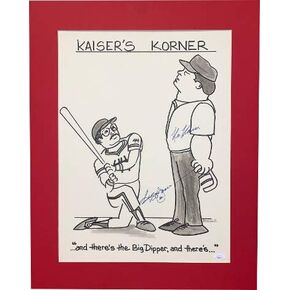 Athlon Sports CTBL-024164 Reggie Jackson & Ken Kaiser مزدوج التوقيع Kaisers Corner New York Yankees Big Dipper صورة وأعمال فنية مطفية 19.5 × 24.5 بوصة. رقم 44 - JSA Holo in Kuwait