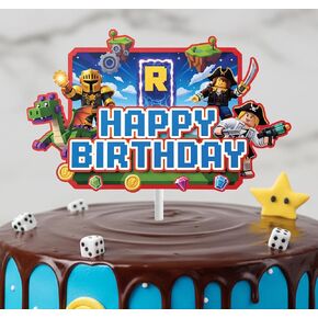 لعبة فيديو كعكة توبر الزينة عيد ميلاد سعيد كعكة القبعات العالية Bday الجدول الزينة الألعاب حفلة عيد ميلاد لوازم الألعاب حفلة عيد ميلاد زينة ديكورات حفلة اللاعب in Kuwait