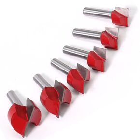 8 مللي متر عرقوب تنظيف أسفل راوتر بت قطر كربيد القواطع للأدوات الخشبية قاطعة المطحنة النجارة سطح التخطيط 1 قطعة (20 مللي متر) in Kuwait