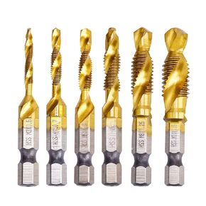 Metric Thread tap Drill bits High Speed Steel Drill Bits Set m3 m4 m5 m6 m8 m10 hex Shank Screw tap for Metal Wood Tap Drill 1Pcs(M3) in Saudi Arabia