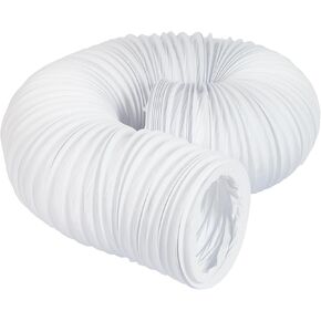 تدفق الهواء 52641002R 125mm × 6M PVC Flexi Duct Hose ، أبيض in Kuwait