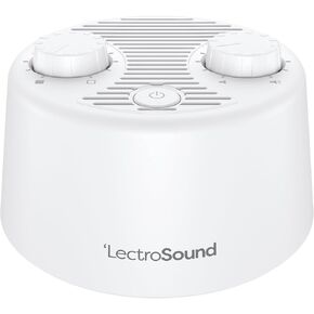 تقنيات الصوت التكيفية LectroSound - آلة الضوضاء لبيئة النوم المثالية - أصوات الطبيعة غير المتكررة - إعدادات الصوت الدقيقة - خصوصية الكلام - جاهز للسفر in Kuwait