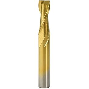 1pcs Spiral 2 Flute Solid Carbide CNC End Mill Flat End Mill 4/6/8/10/12mm Shank Carbide Milling Cutter CNC Router Bit for Woodworking in Kuwait